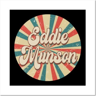 Circle Design Munson Proud Name Birthday 70s 80s 90s Styles Posters and Art